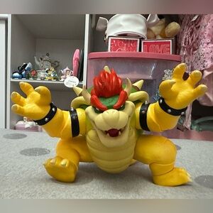 Nintendo The Super Mario Bros. Movie Bowser Figure with Fire Breathing Effect